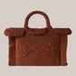 Borse Colette Terry Effetto Spugna Con Rilievo Marrone COL011 MC2 Saint Barth