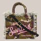 Borsa In Canvas Di Cotone Colette Mimetica COL0001 03477L MC2 Saint Barth