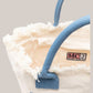 Borsa Vanity Large Regular In Canvas Di Cotone Ricamata Bianca VANI001 09479L MC2 Saint Barth