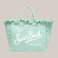 Borsa Vanity Large Regular In Canvas Di Cotone Sage VANI001 00160L MC2 Saint Barth