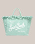 Borsa Vanity Large Regular In Canvas Di Cotone Sage VANI001 00160L MC2 Saint Barth