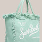 Borsa Vanity Large Regular In Canvas Di Cotone Sage VANI001 00160L MC2 Saint Barth