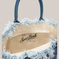 Borsa Vanity Regular Large In Canvas Azzuro Stampa Bandana VNI001 09488L MC2 Saint Barth