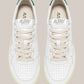 Sneakers Base In Pelle Medalist Low Man Bianco/Verde AULM LL20 Autry