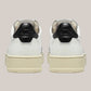 Sneakers Base In Pelle Medalist Low Man Bianco/Nero AULM LL22 Autry