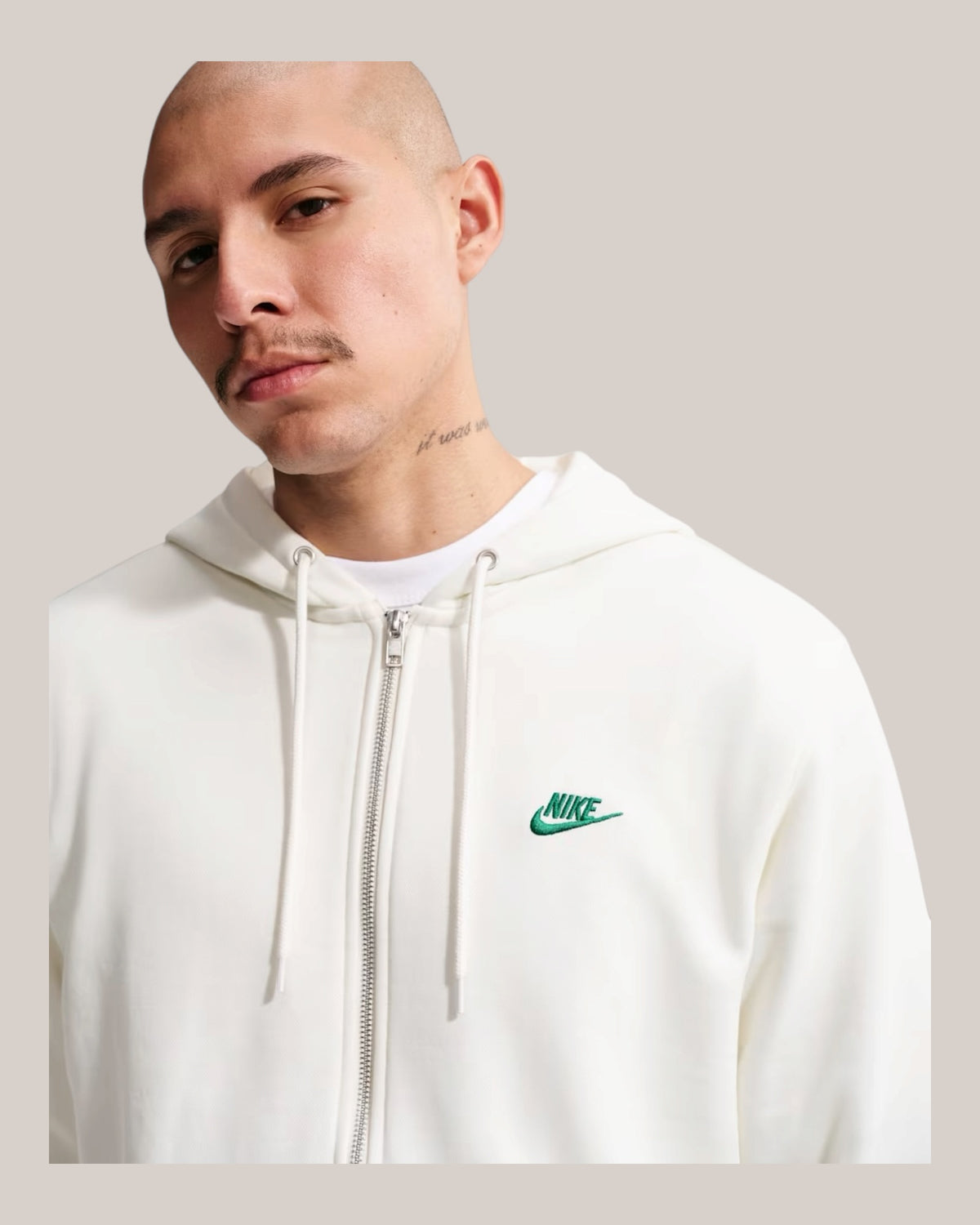 Nike French Terry Felpa Uomo Bianca – IF0676-133