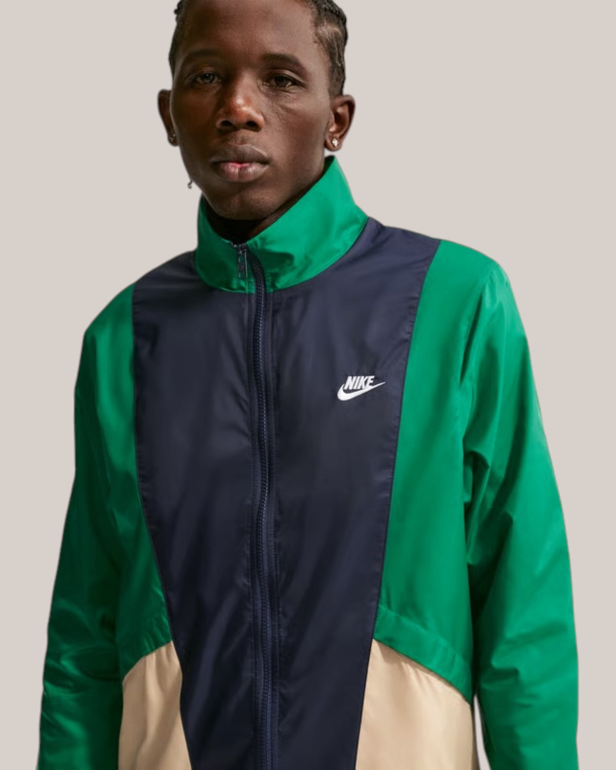 Nike Club Tuta Uomo Malachite/Linen/Obsidian/Bianco HJ1985-365
