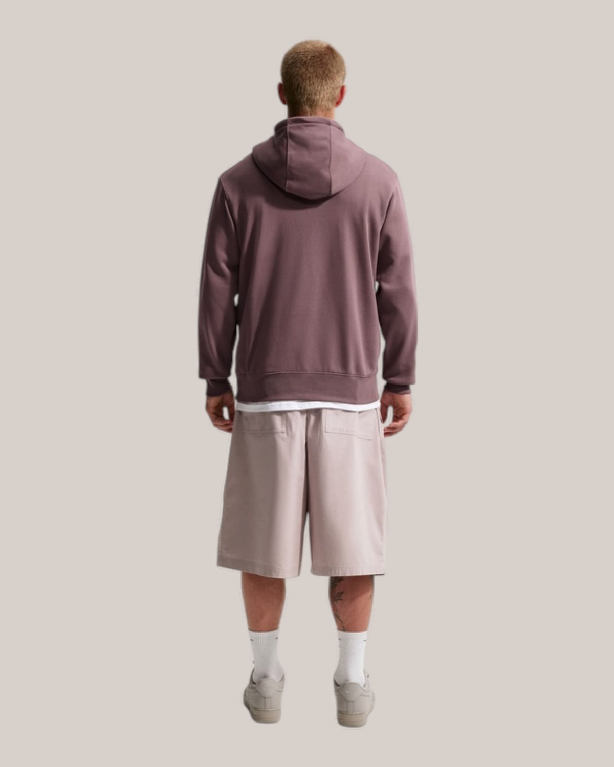 Nike Club Felpa Uomo Tattoo/White FN3866-502