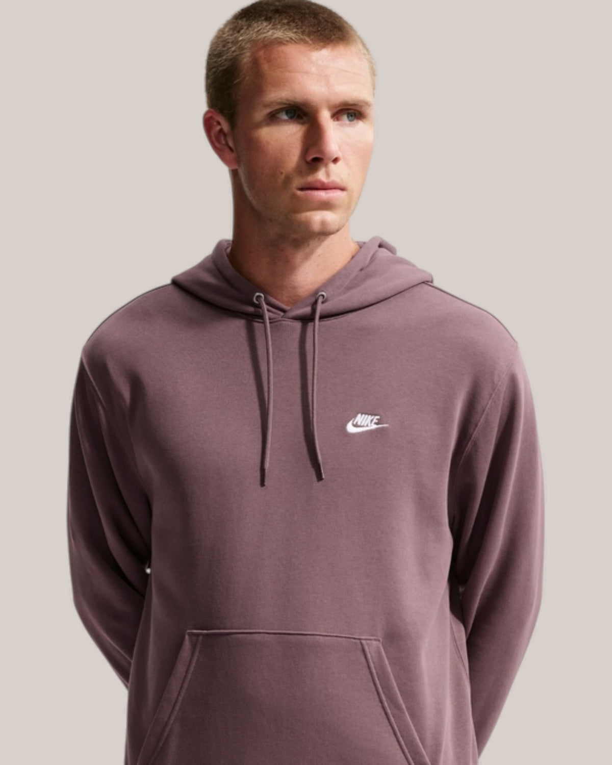Nike Club Felpa Uomo Tattoo/White FN3866-502