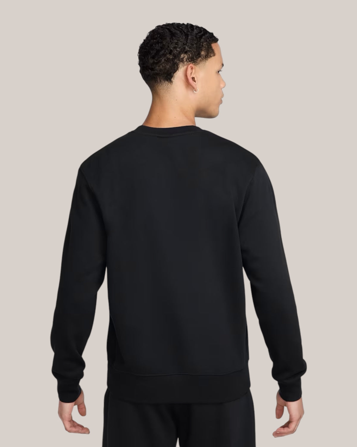 Nike Club Felpa Uomo Nero/Nero/Bianco FN3888-010