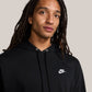 Nike Club Felpa Uomo Nero/Nero/Bianco FN3866-010