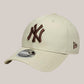 New Era Cappello Con Visiera New York Yankees Crema 60915964