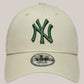 New Era Cappello Con Visiera New York Yankees Crema 60915916