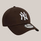 New Era Cappello Con Visiera New York Yankees Marrone Scuro 60471458