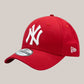 New Era Cappello Con Visiera New York Yankees Rosso 10531938
