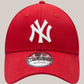New Era Cappello Con Visiera New York Yankees Rosso 10531938