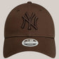 New Era Cappello Con Visiera New York Yankees Marrone 60471462