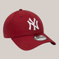 New Era Cappello Con Visiera New York Yankees Bordeaux 80636012