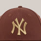 New Era Cappello Con Visiera New York Yankees Marrone 60915780