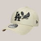 New Era Cappello Con Visiera Los Angeles Dodgers Crema 60915851