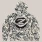 Art Supermoney Felpa Bianca Hoodie Pixel White