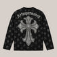 Art Supermoney T-Shirt Manica Lunga Deep Ghotic Red Lips