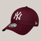 New Era Cappello Con Visiera New York Yankees Rosso Scuro 60915782