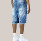 Short Baggy Fit Palma Blue Chiaro 05B Soldier