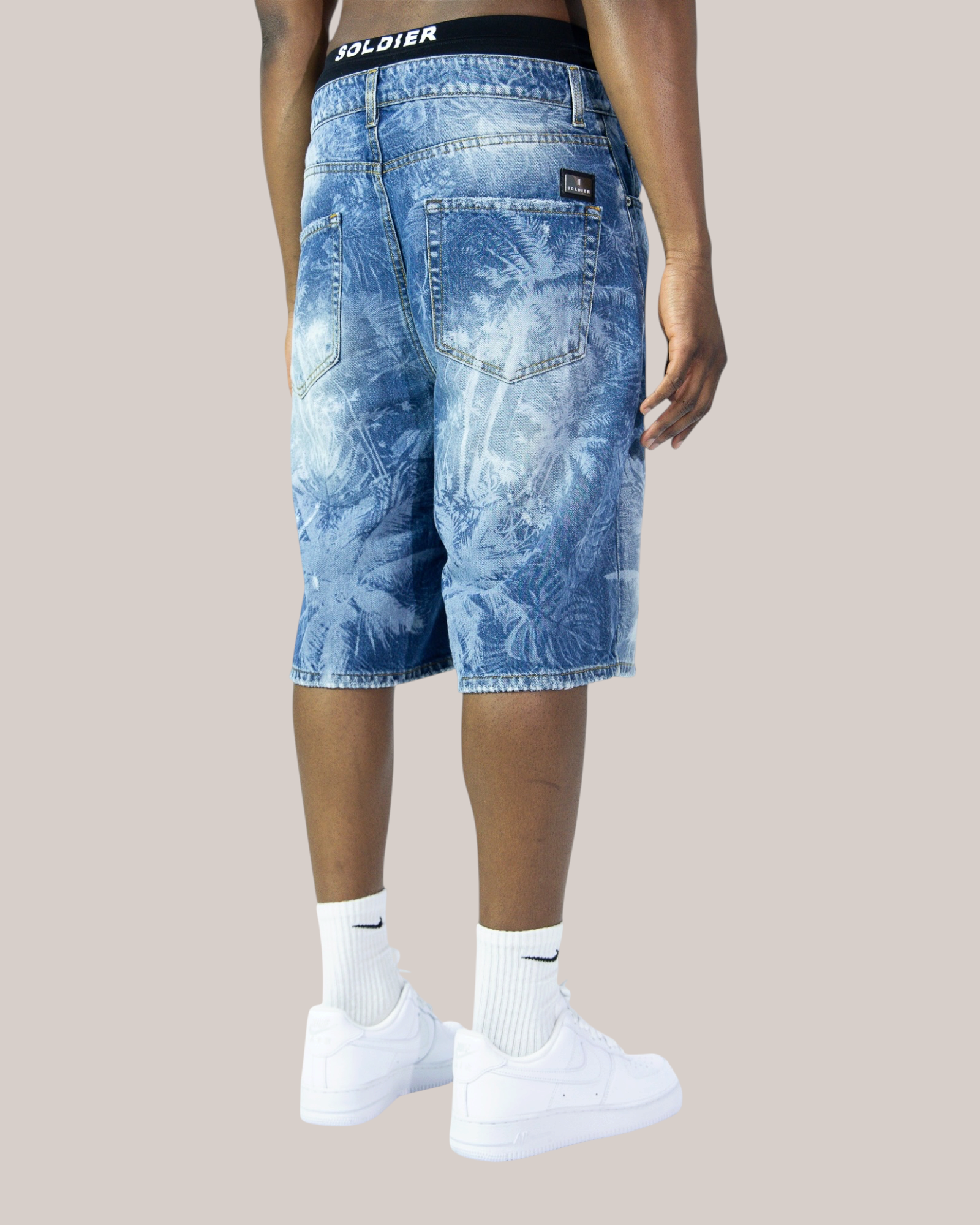 Short Baggy Fit Palma Blue Chiaro 05B Soldier