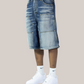Short Baggy Fit Carpentier Blue Medio 01B Soldier