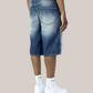 Short Baggy Fit Carpentier Blue Medio 01B Soldier